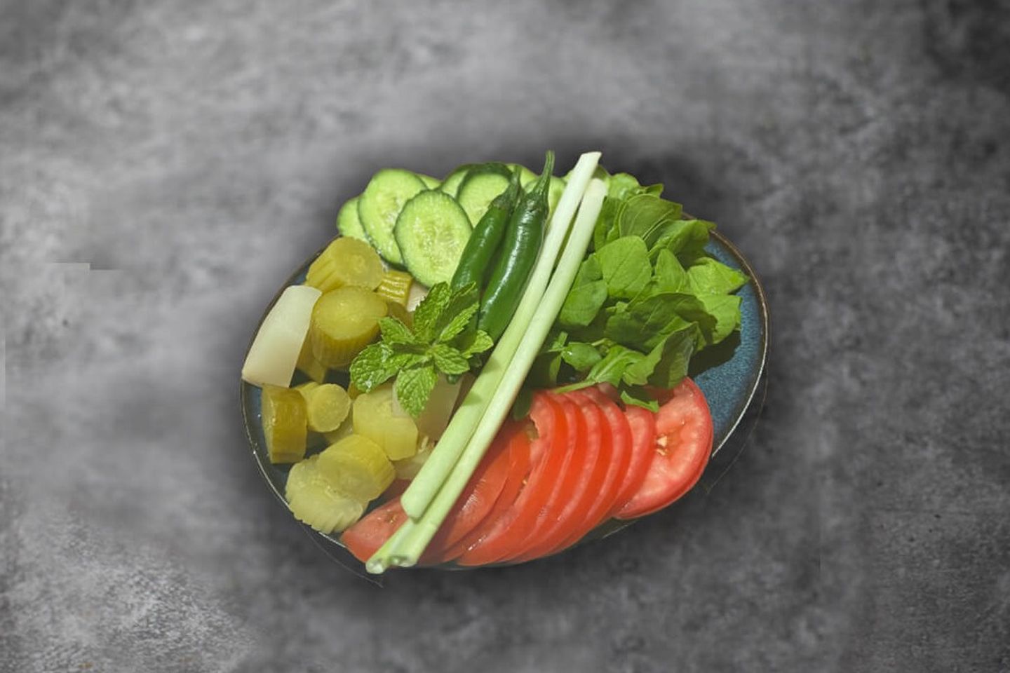 Pickle Mix With Olives And Vegetables