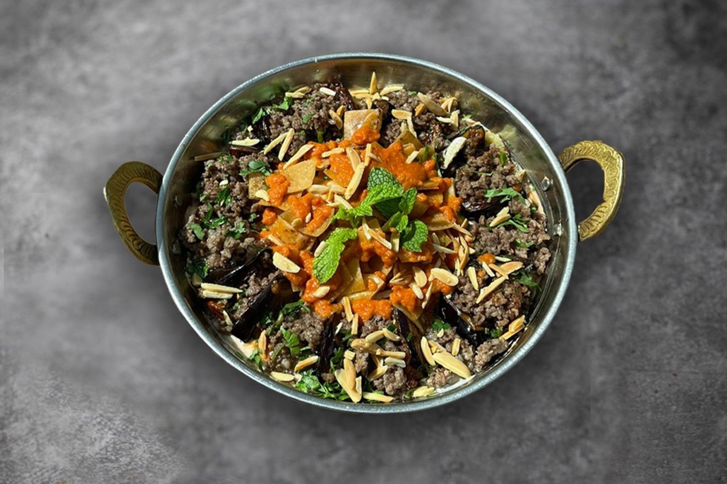Fatteh Makdous And Meat