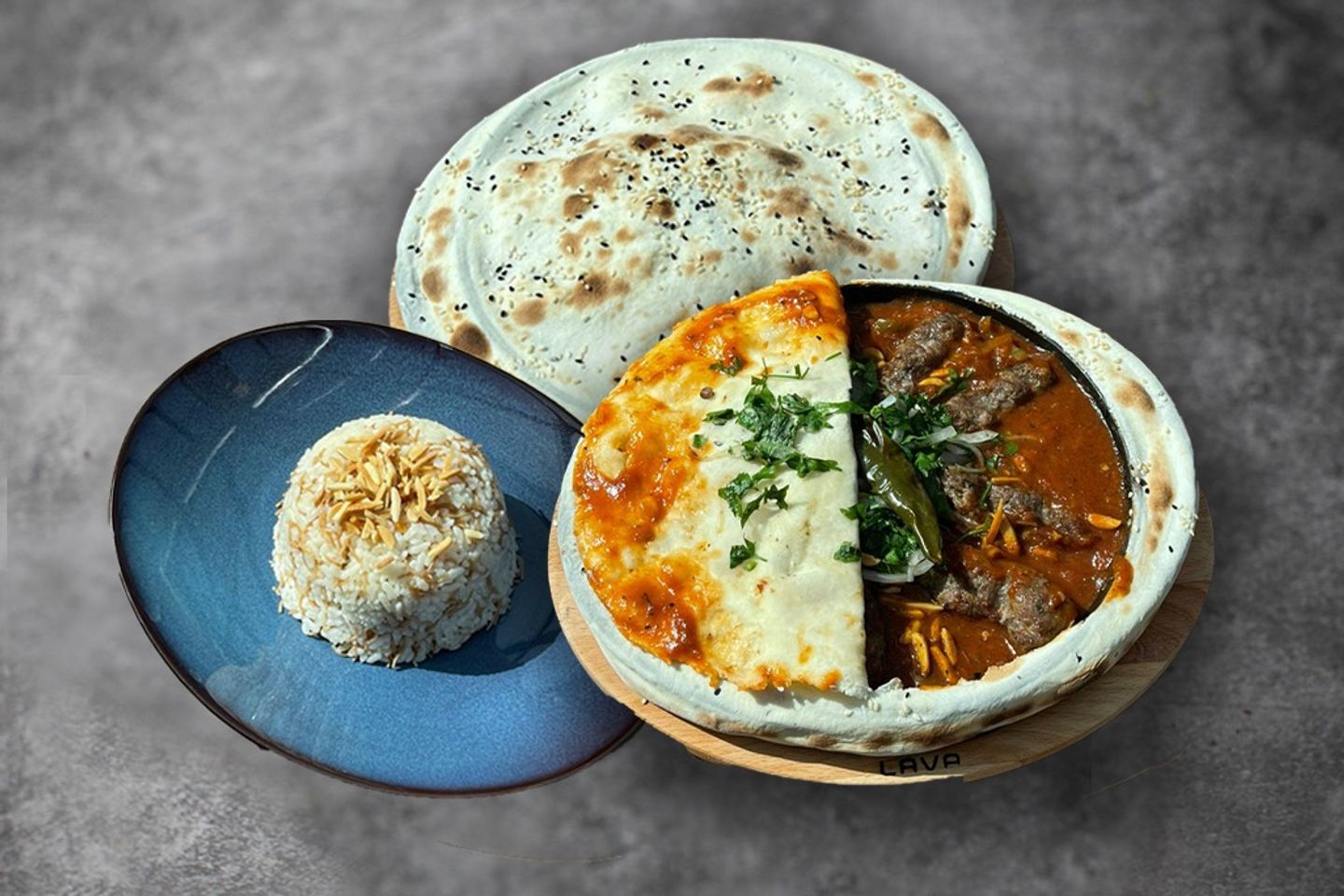 Kabab Hindi Shami + Rice