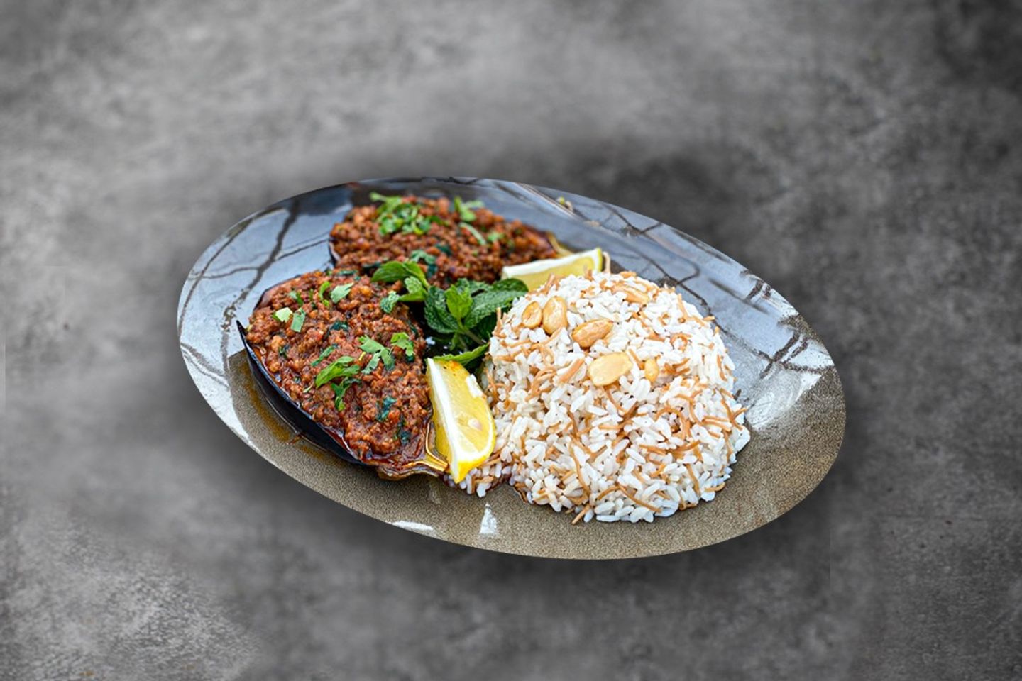 Munazlet Eggplant Meat And Rice