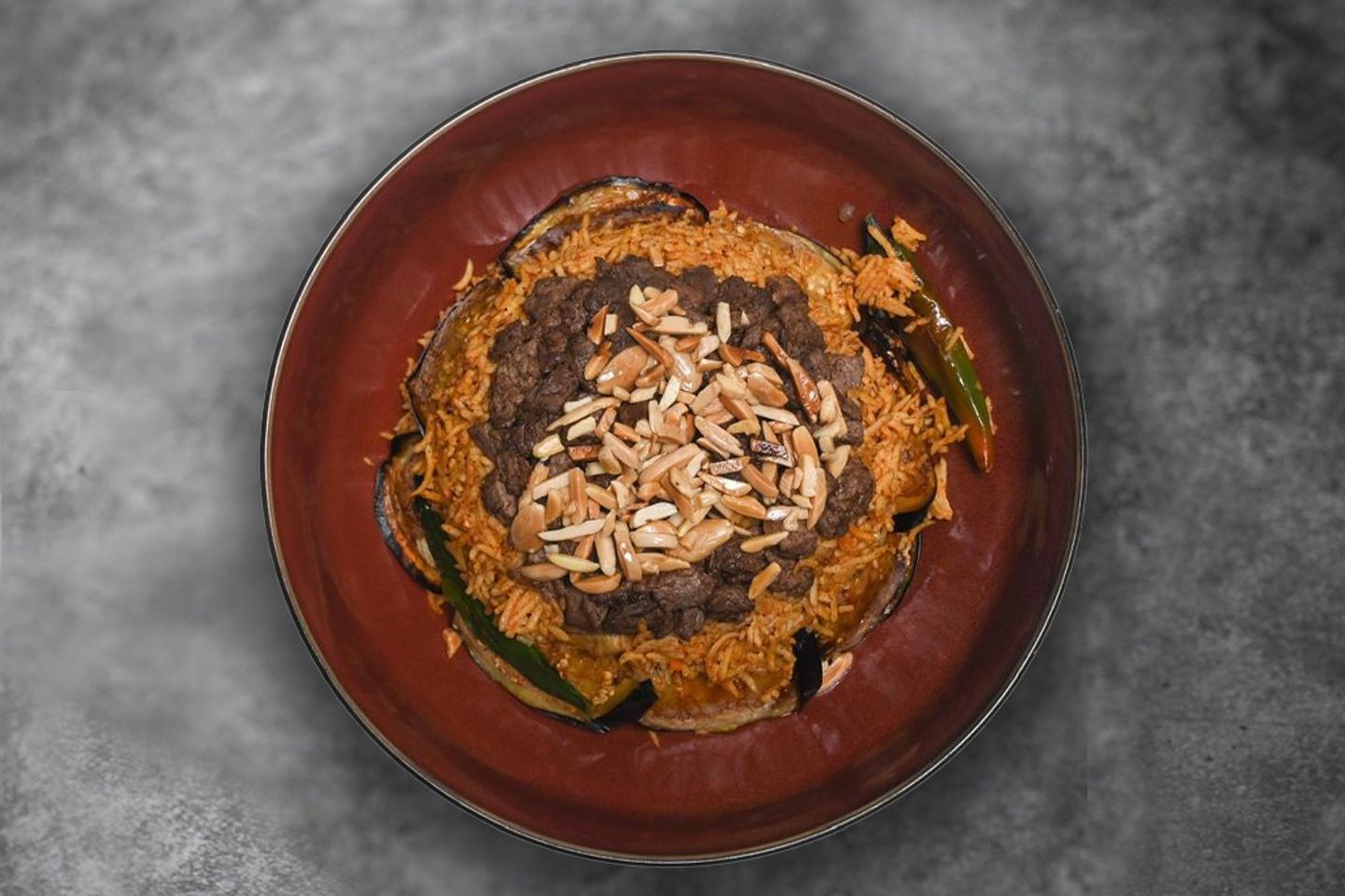 Maqloubat Eggplant Meat