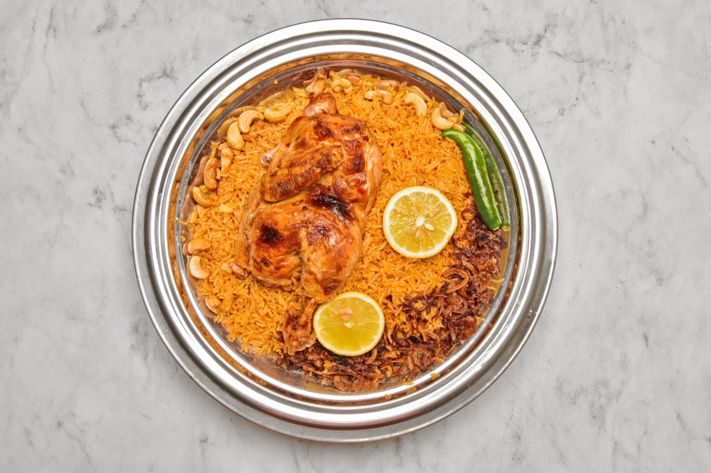 نص حبة دجاجه محمره