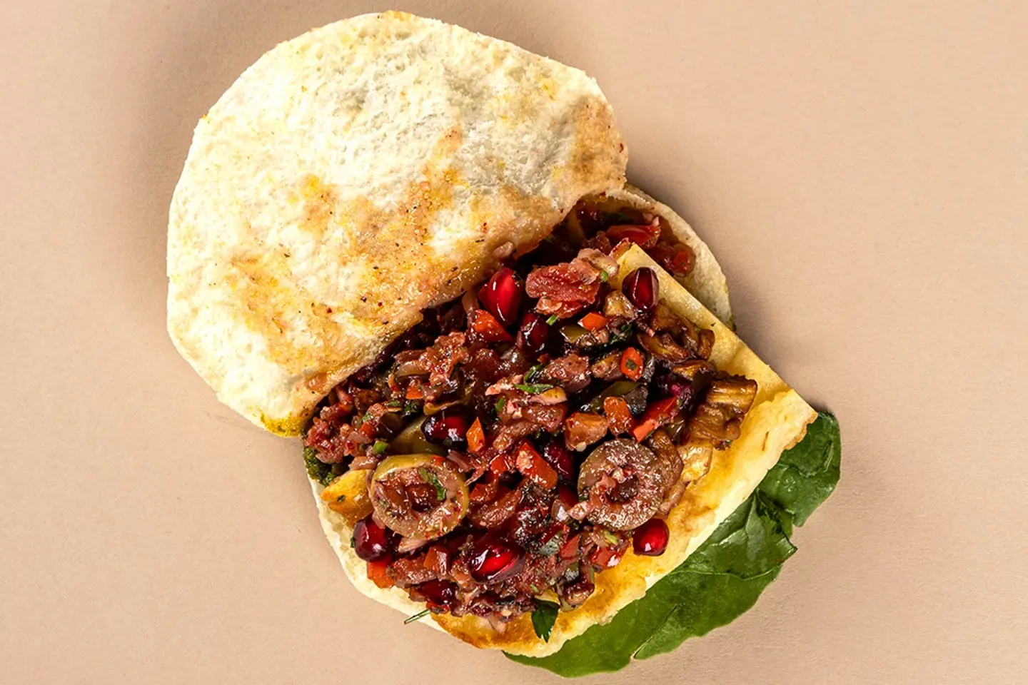 Halloumi Hamseh Sandwich