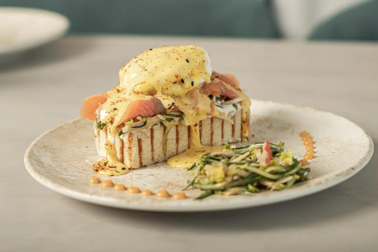 Salmon Kani Benedict