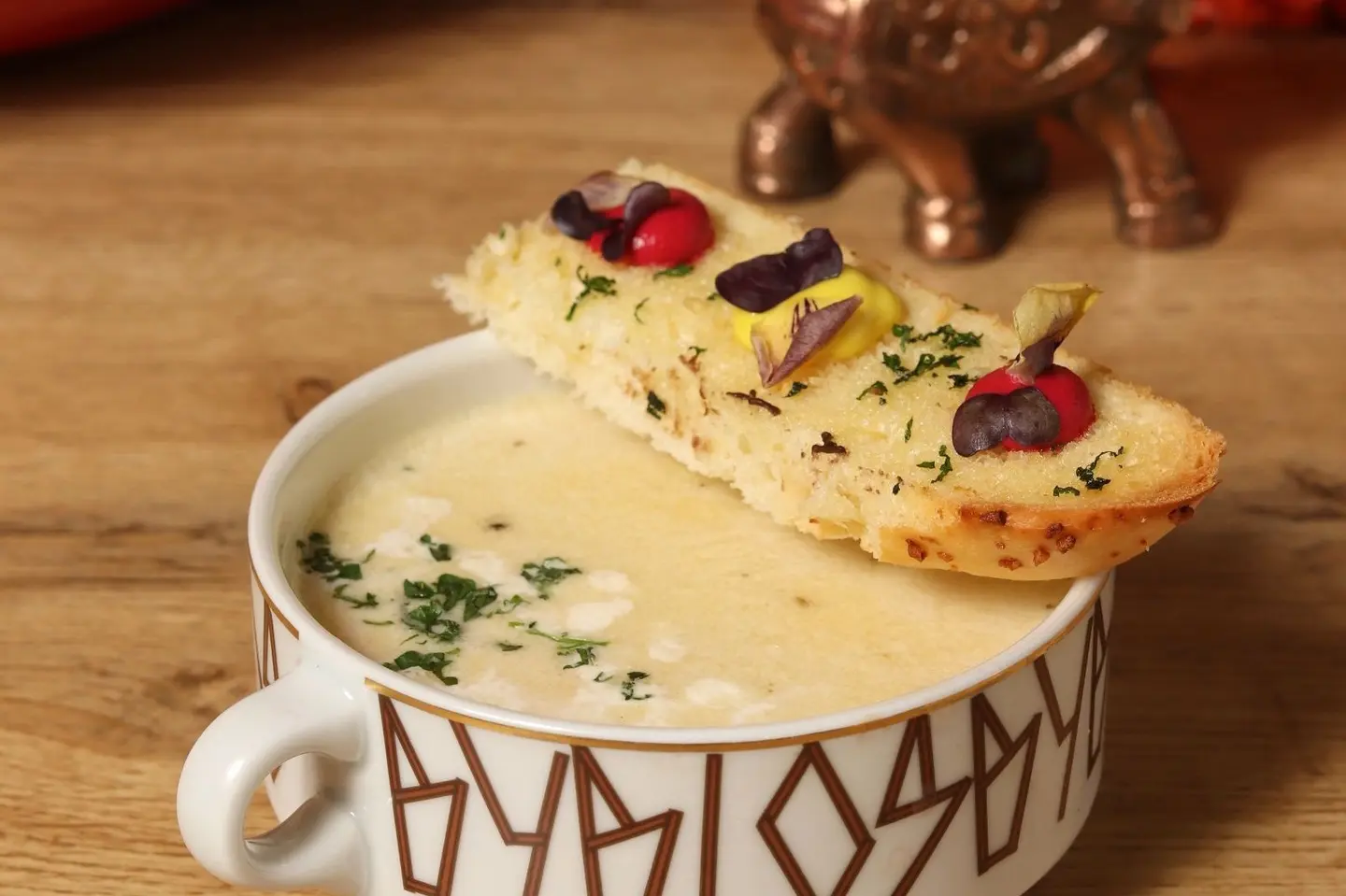شوربة الجمبري بالكريمة