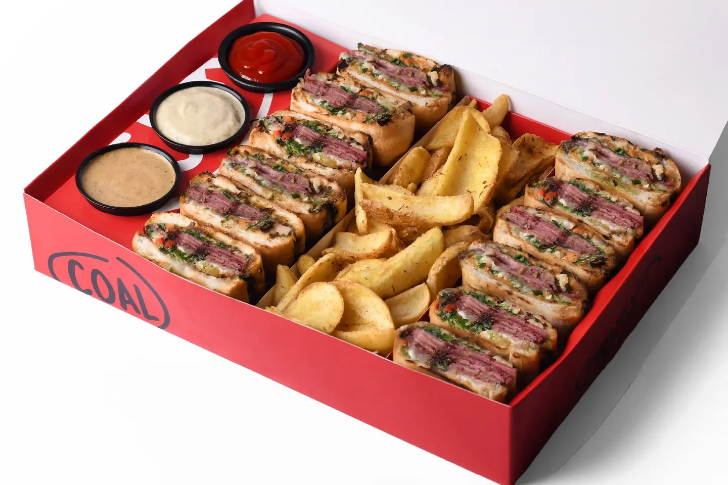 Coal Pastrami Sandwich Box