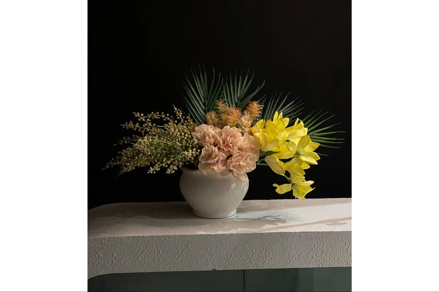 Artificial Orchid Vase