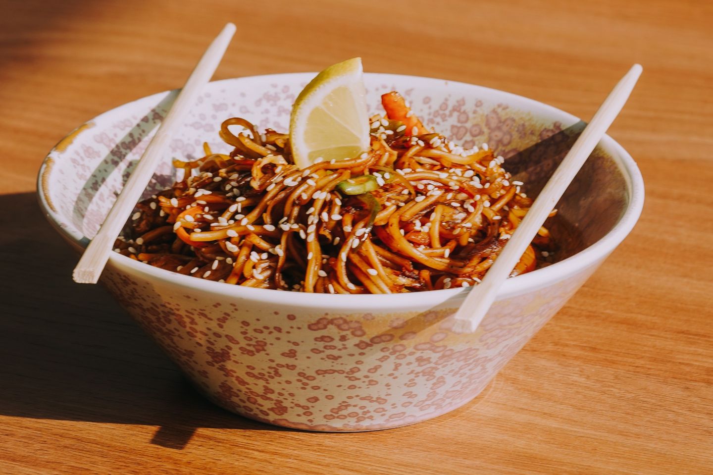 Sweet Sour Shrimp Noodles