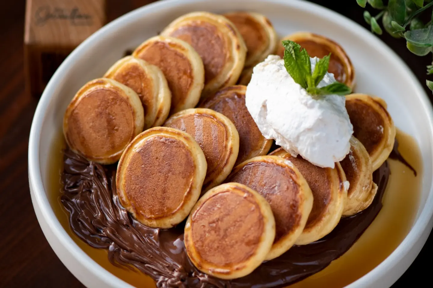 Mini Pancakes Nutella