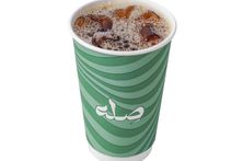 قهوة اليوم بارد كبير