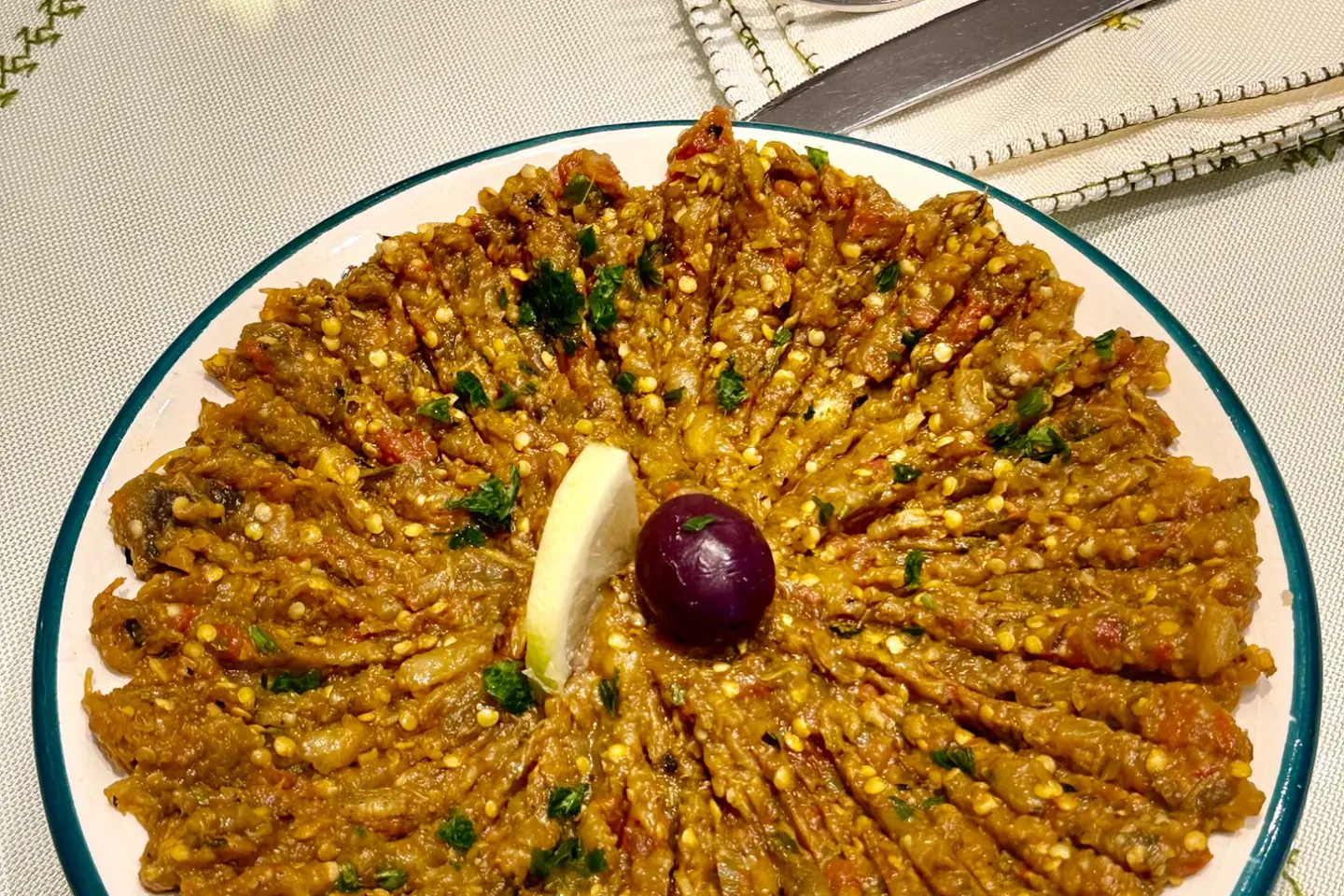 Zaalouk Plate