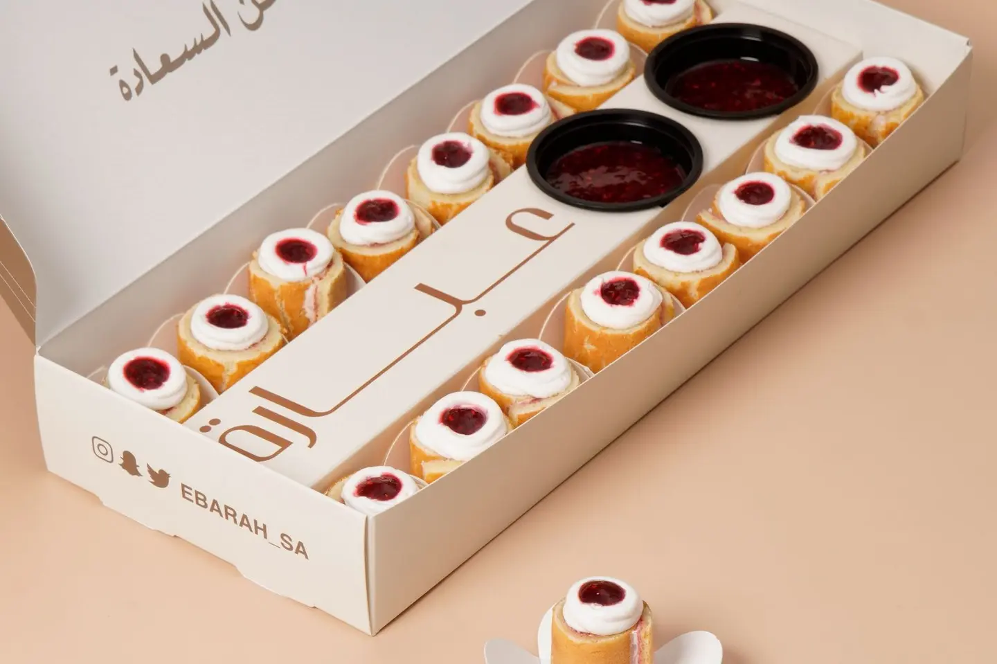 Swiss Roll With Mini Berries