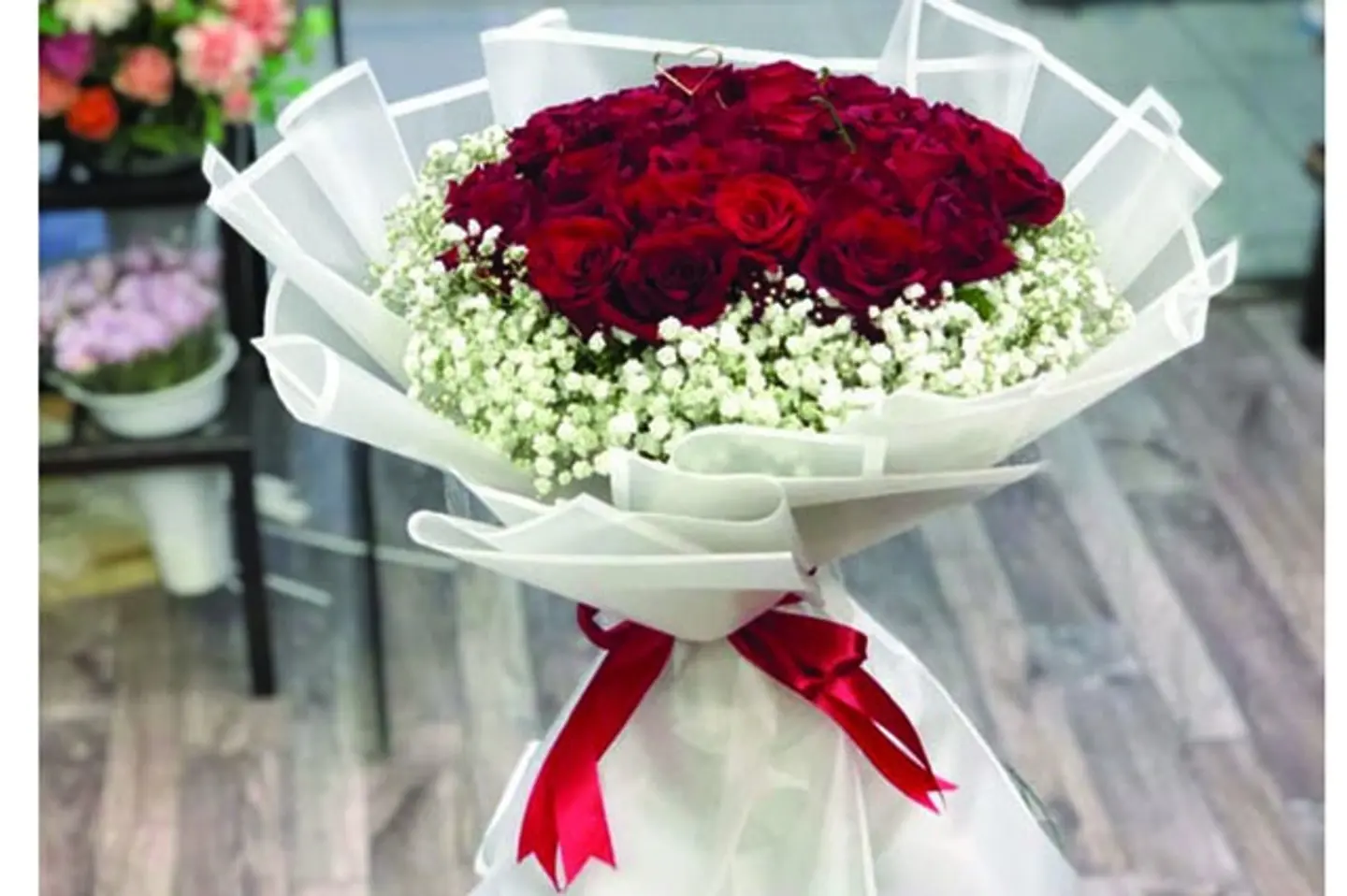 باقة ورد الجوري 8