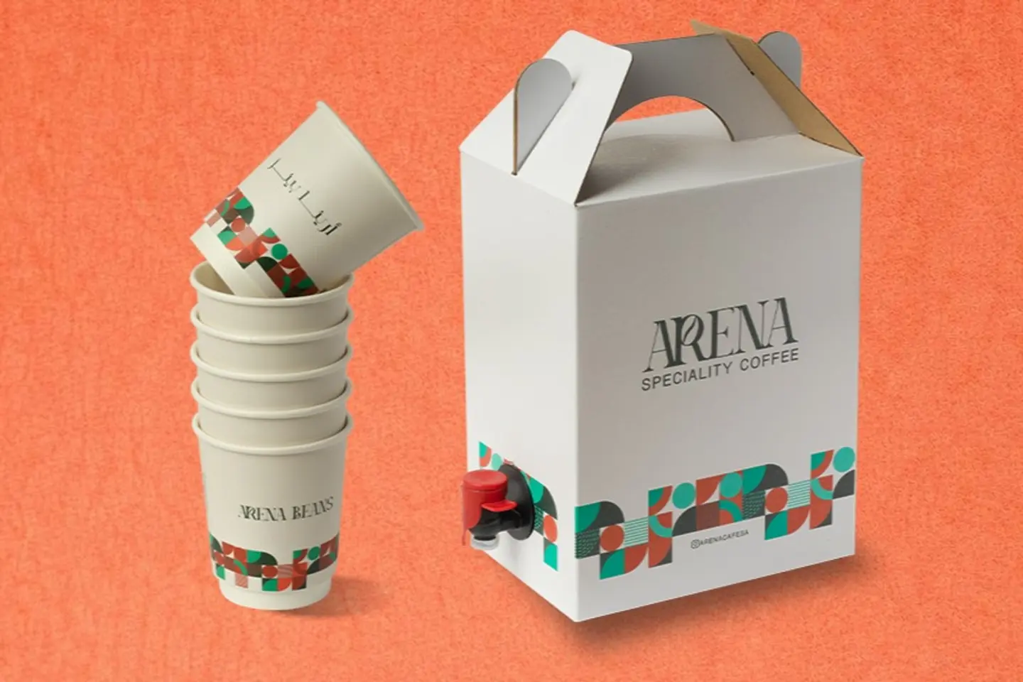 بوكس قهوة اليوم حار محصول فاخر