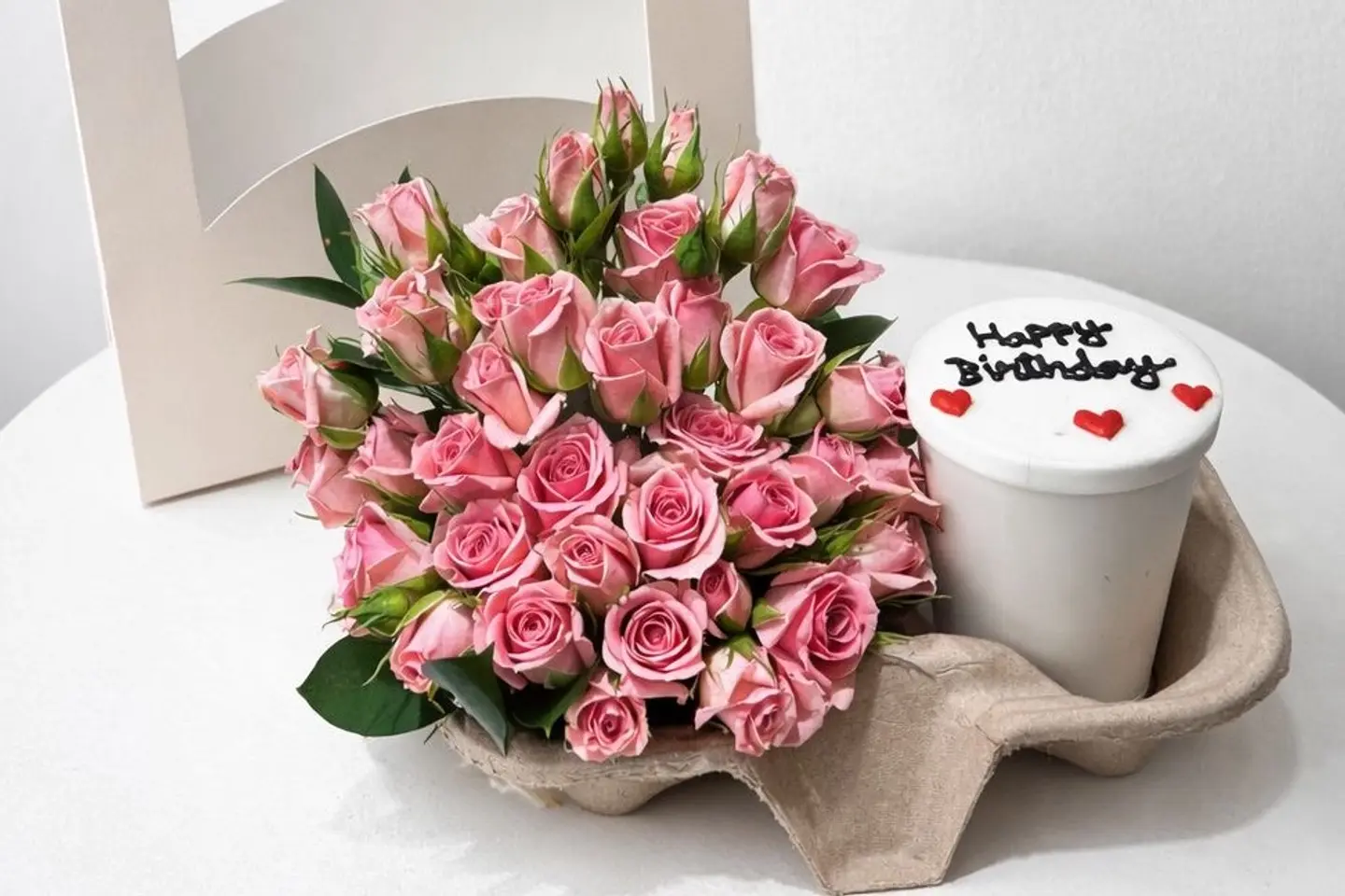 هدية عيد ميلاد ورد