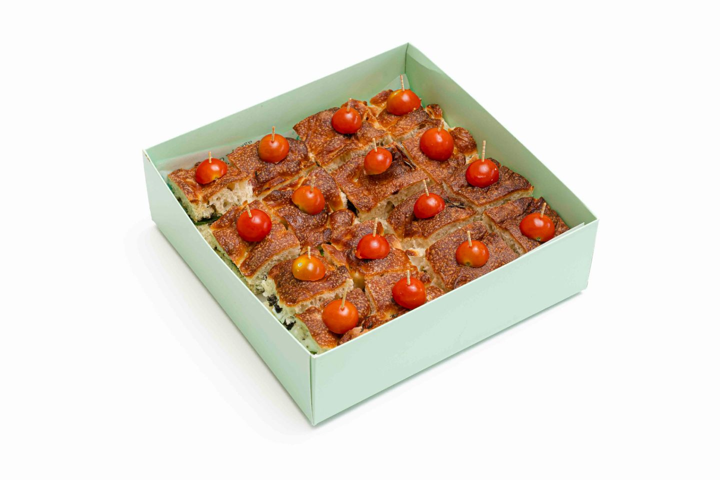 Focaccia 16 Mini Mixed Cheeses