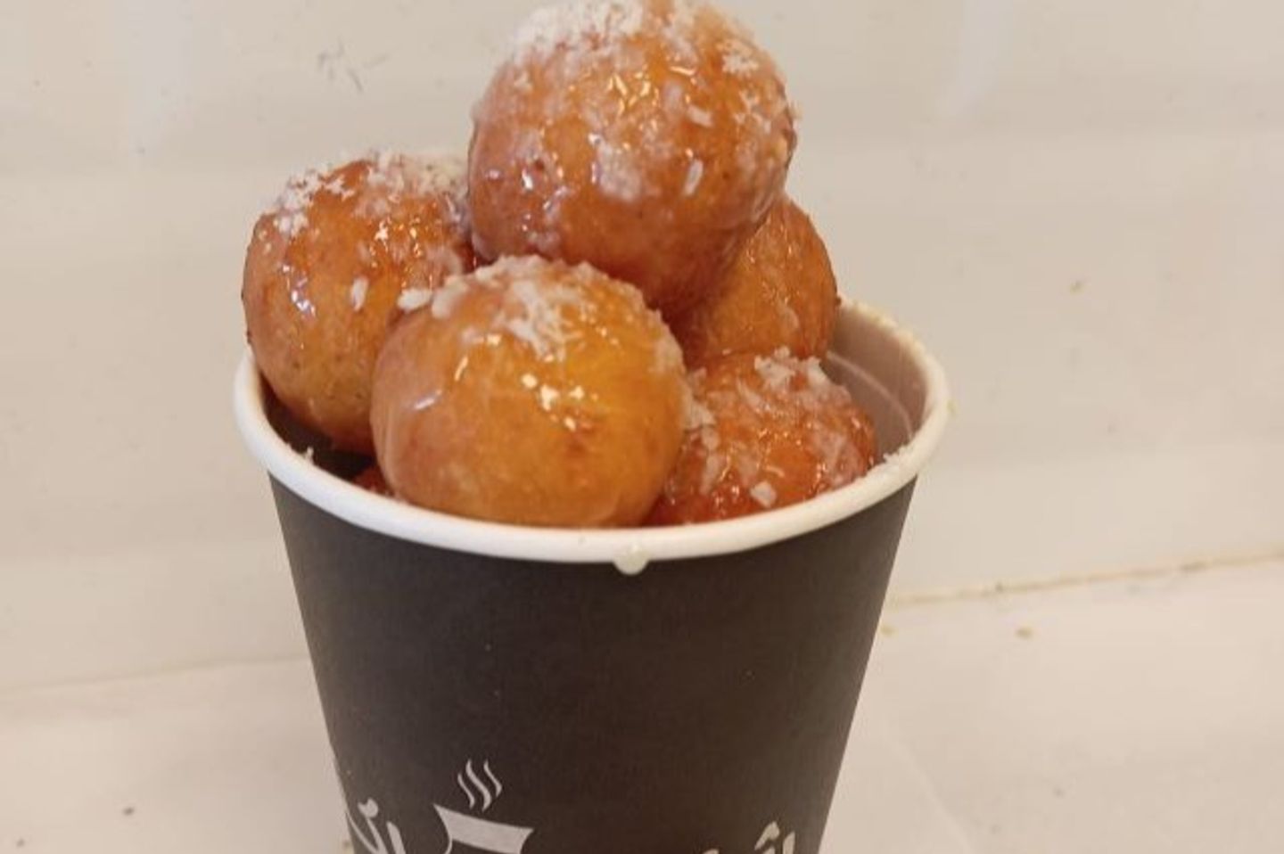 Cheese Logaimat With Date Molasses