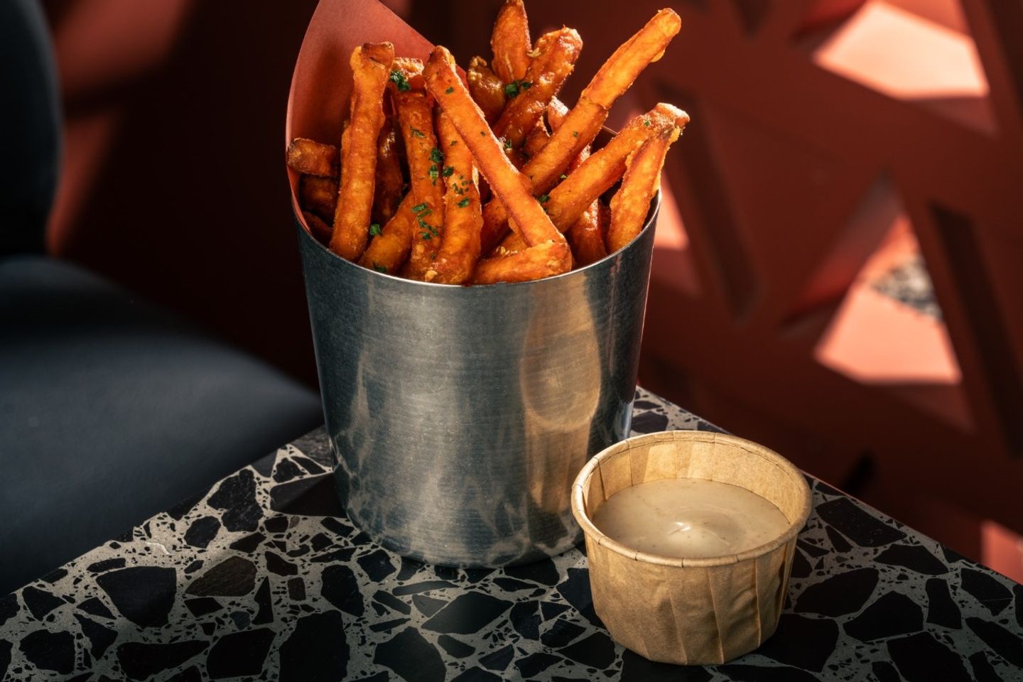 بطاطس حلوة مقلية