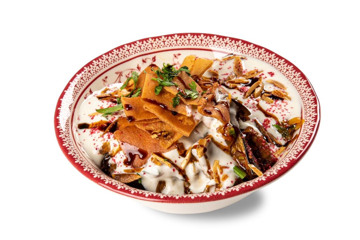 Eggplant Fatteh