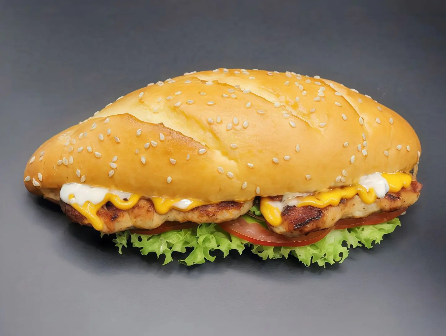 Love Brioche Grilled Meat Kebab Sandwich