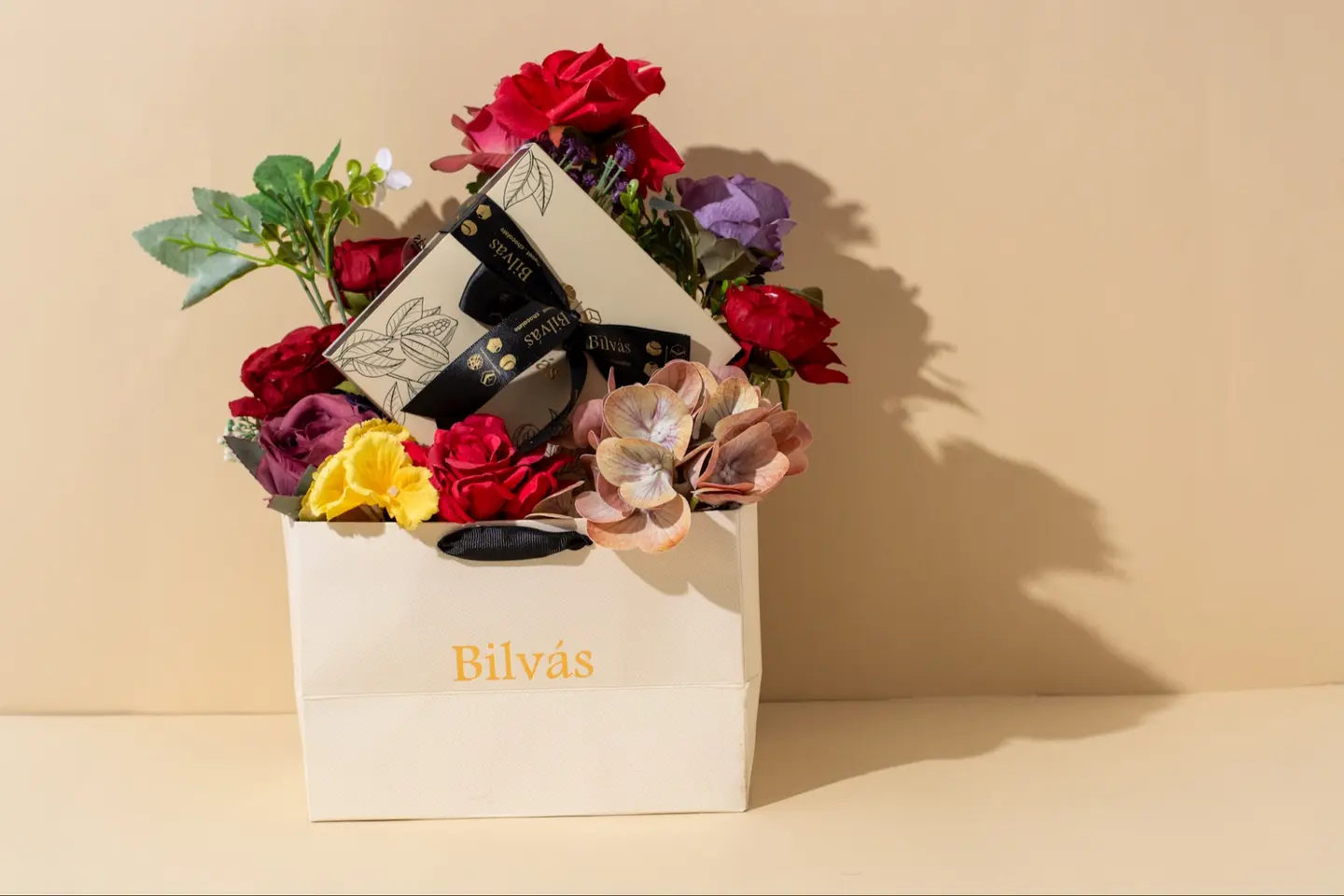 Chocolate With Flowers Gift Box