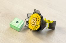 Bouquet Of Flowers With Ferrero And Patchi Chocolate