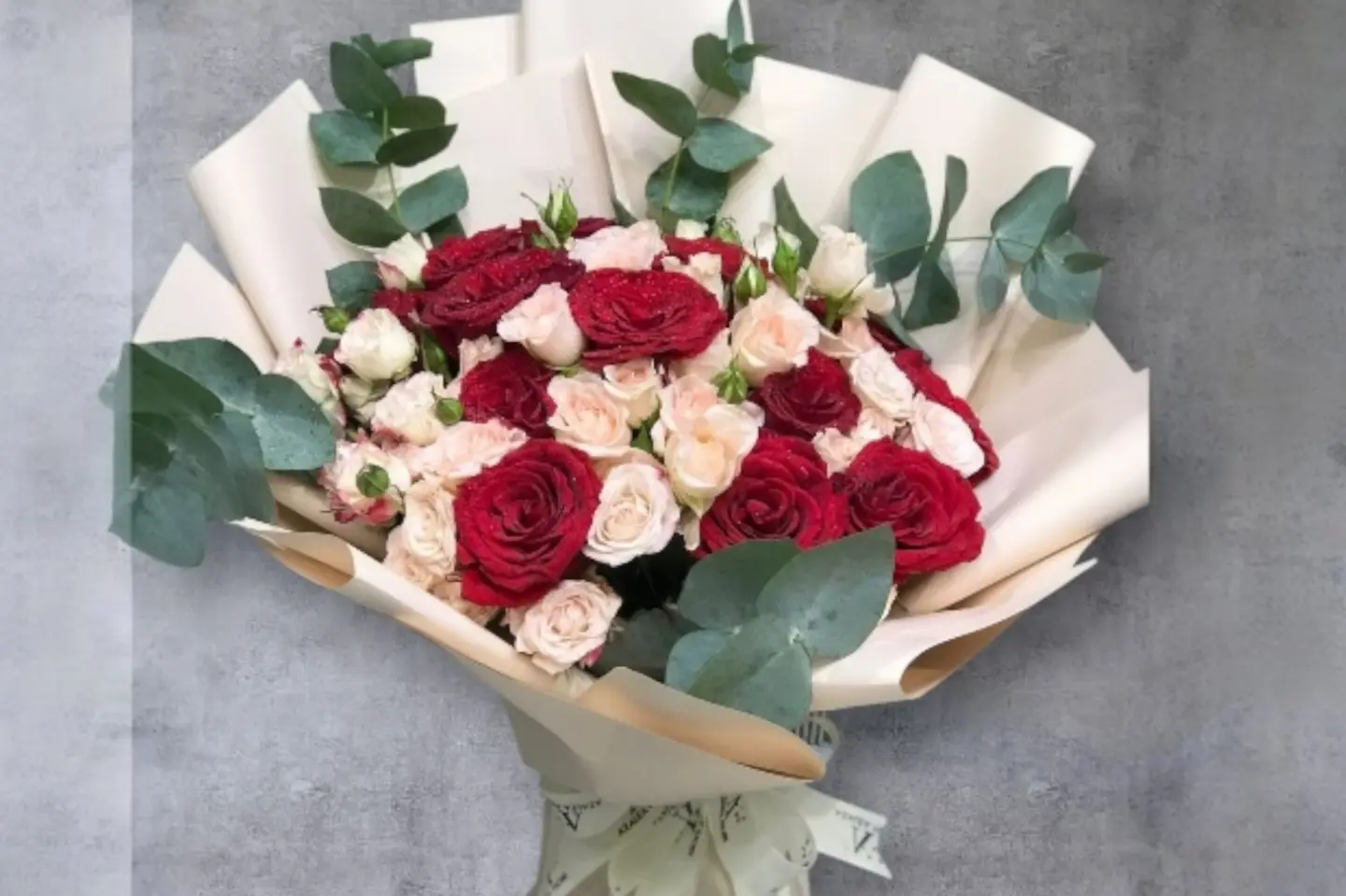 Red And Pink Baby Rose Bouquet