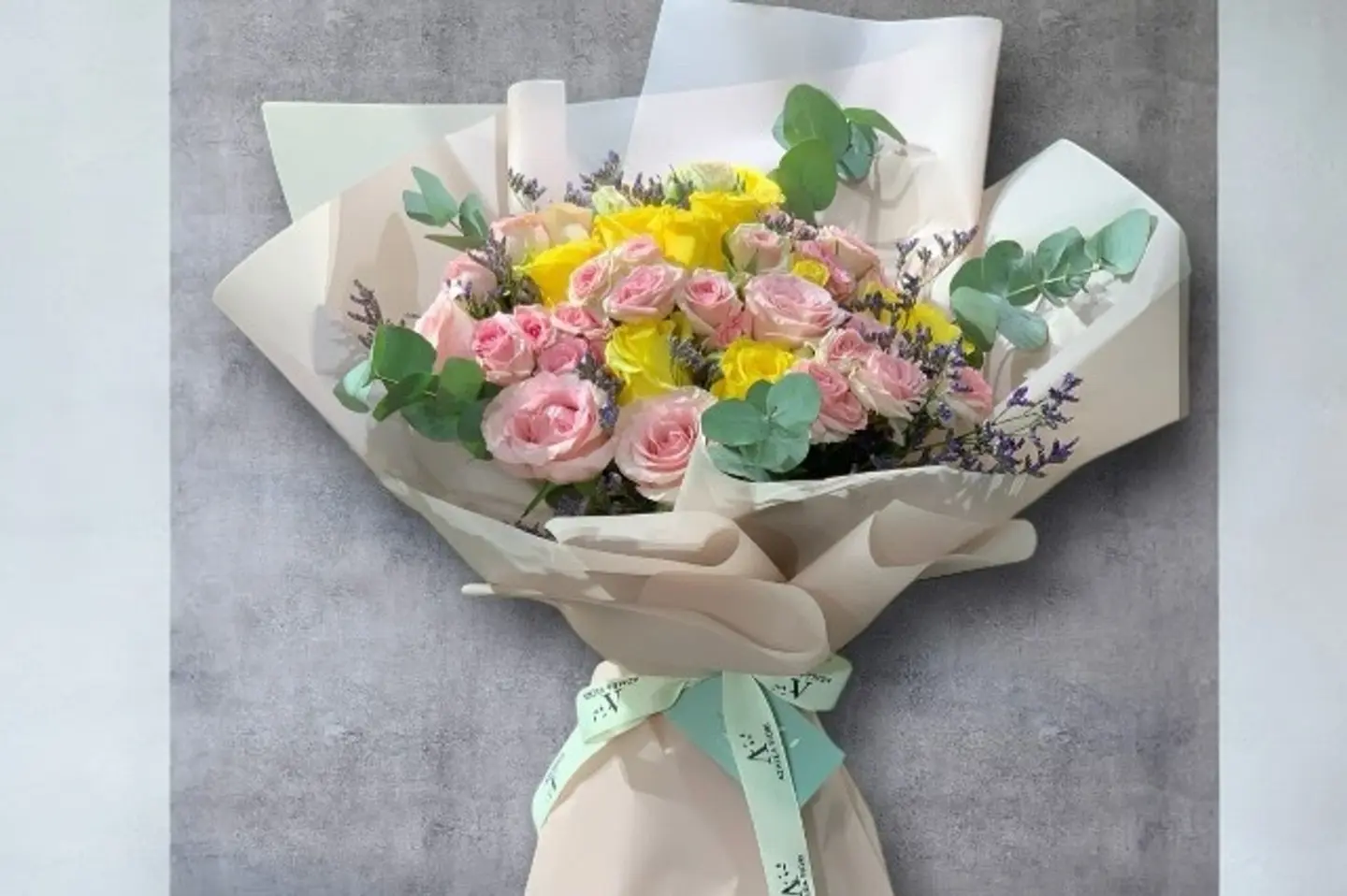 Yellow And Pink Bouquet