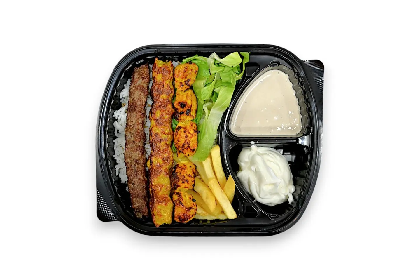 Turkish Kebab Mixed Grill Meal Chicken And Shish Tawouk And Awsal Meat