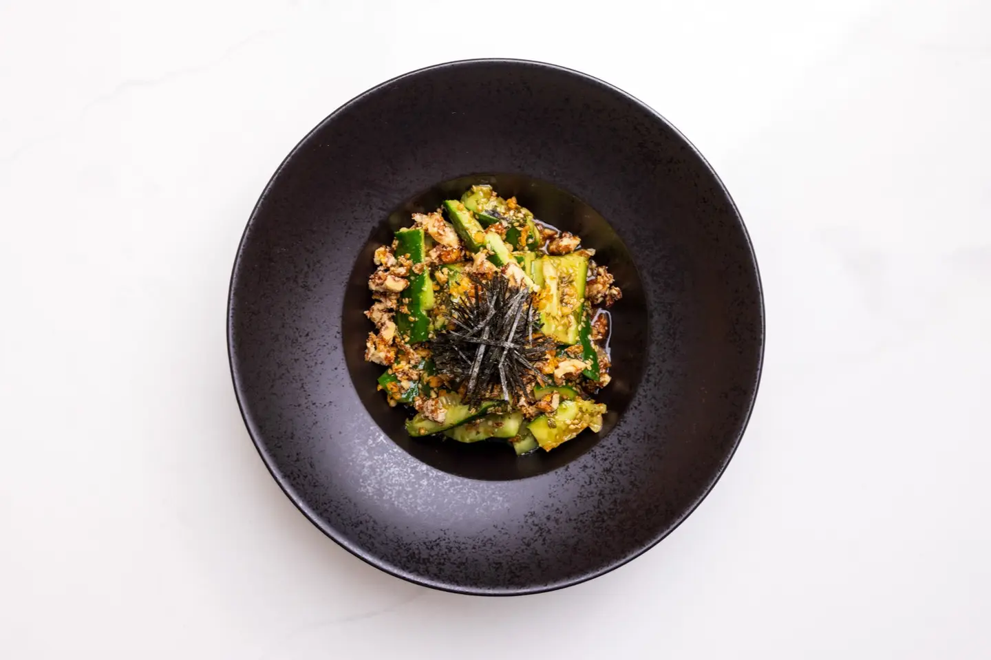Crushed Cucumber Salad