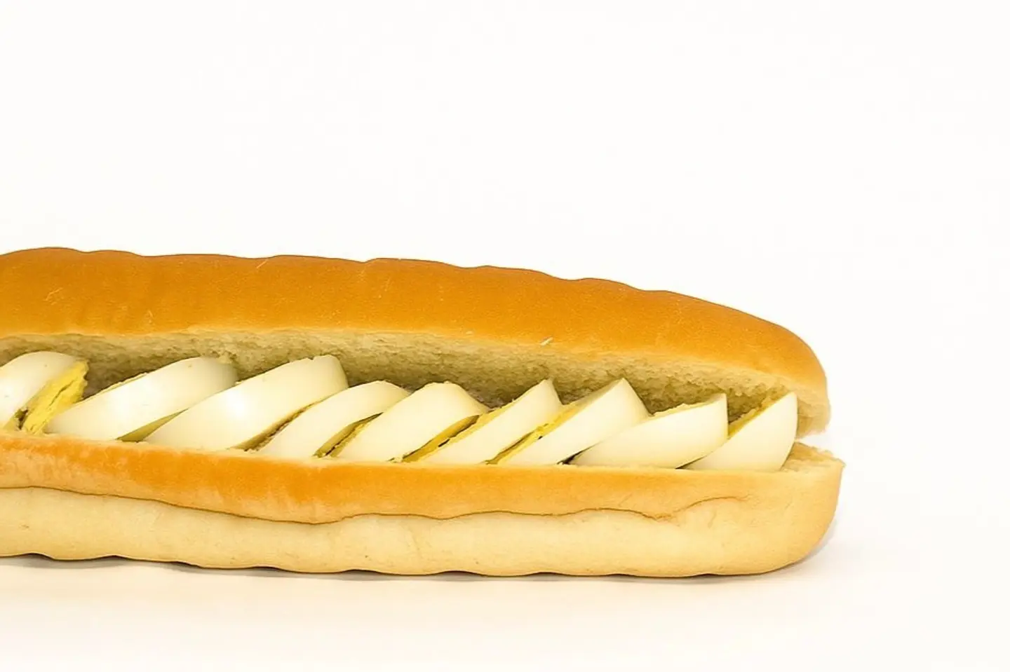 ساندوتش بيض مسلوق