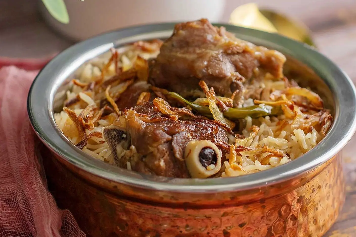 لحم بولاو