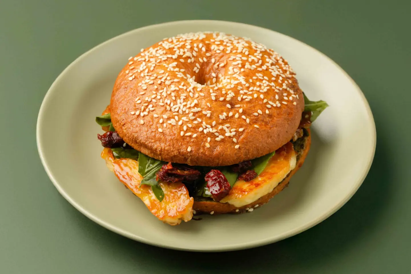 Bagel Halloumi