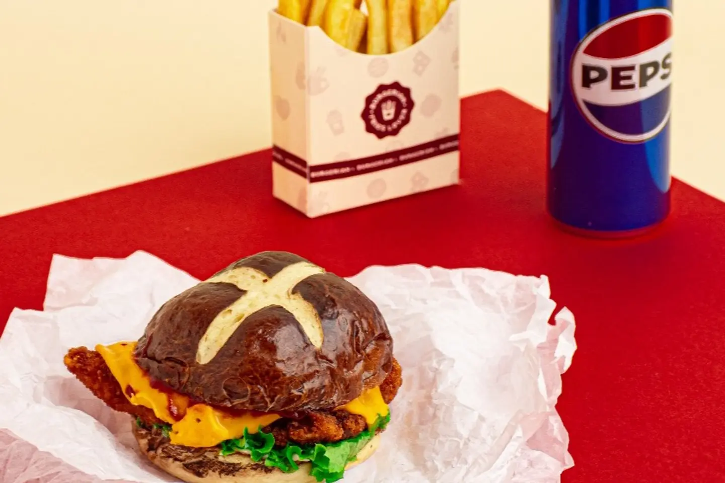 Crispy Chicken Burger Combo