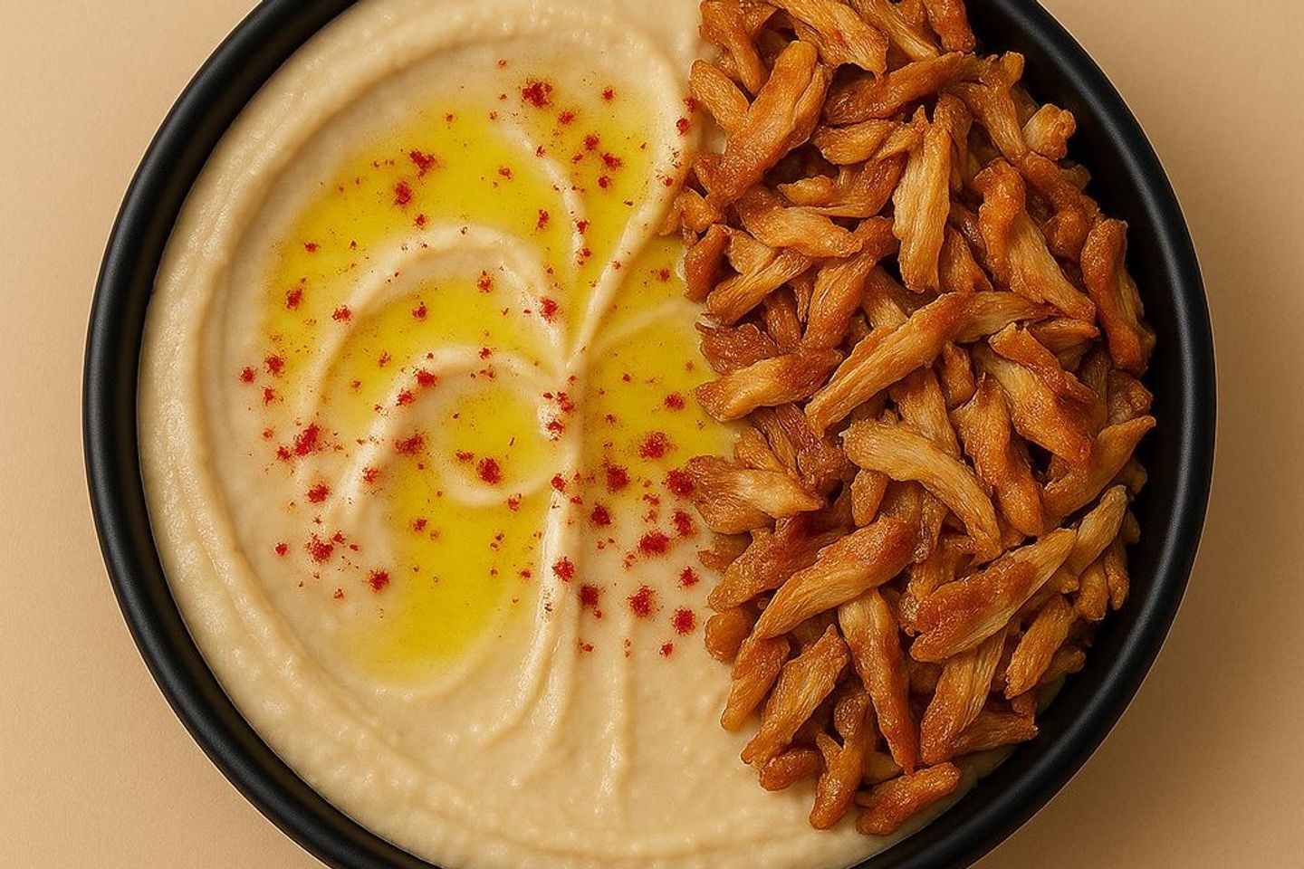 حمص شاورما دجاج
