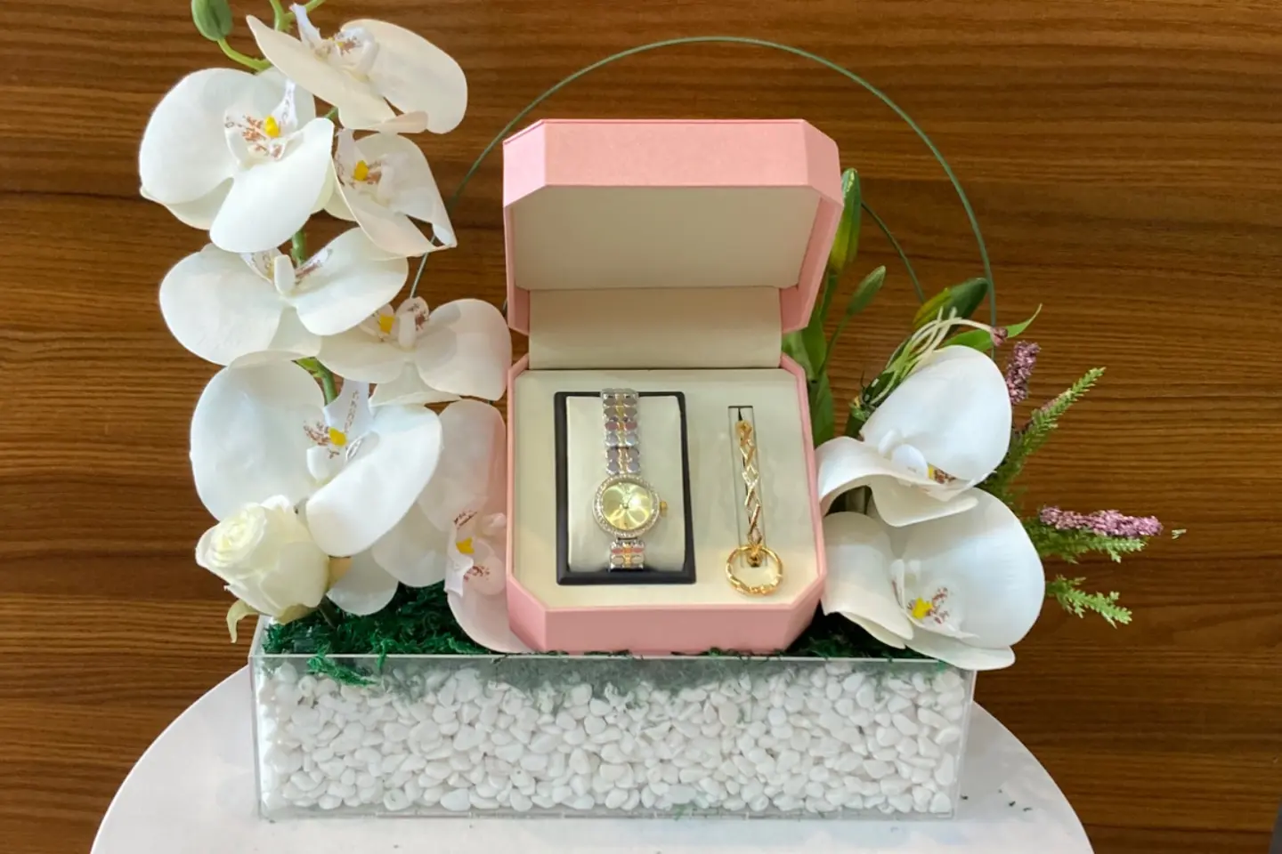 طقم ساعة وسواره نسائي٤٤