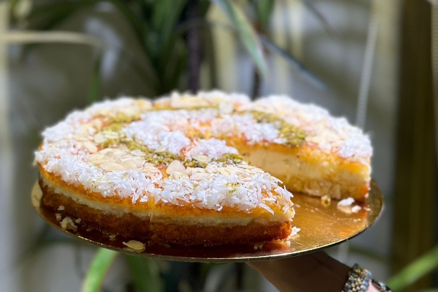 Basbousa Cheesecake