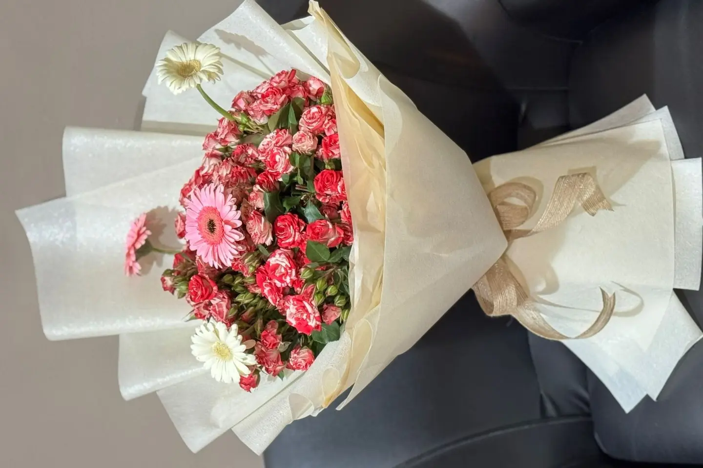 باقة روز طبيعية