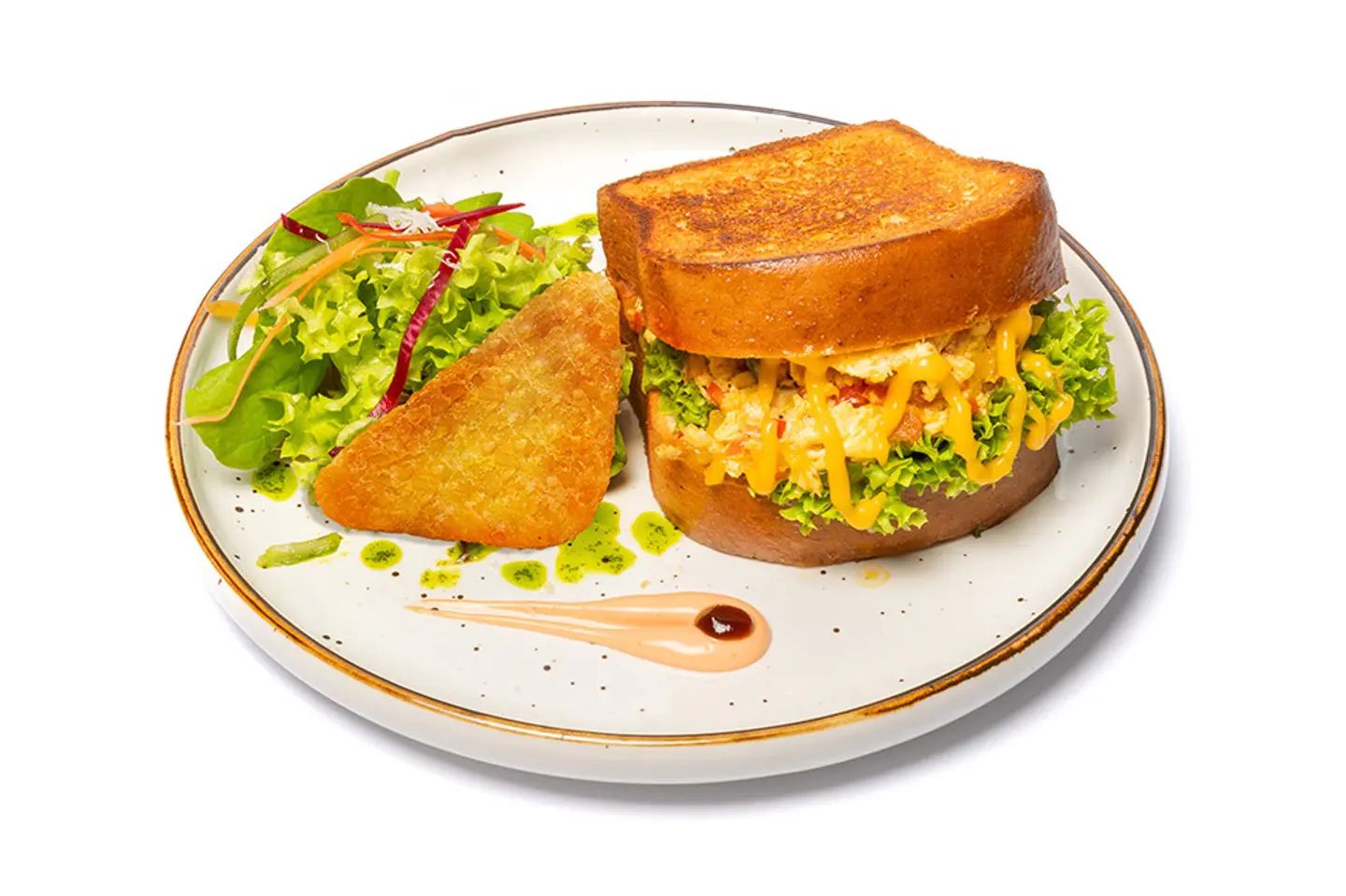 Eggs & Vegetables Brioche