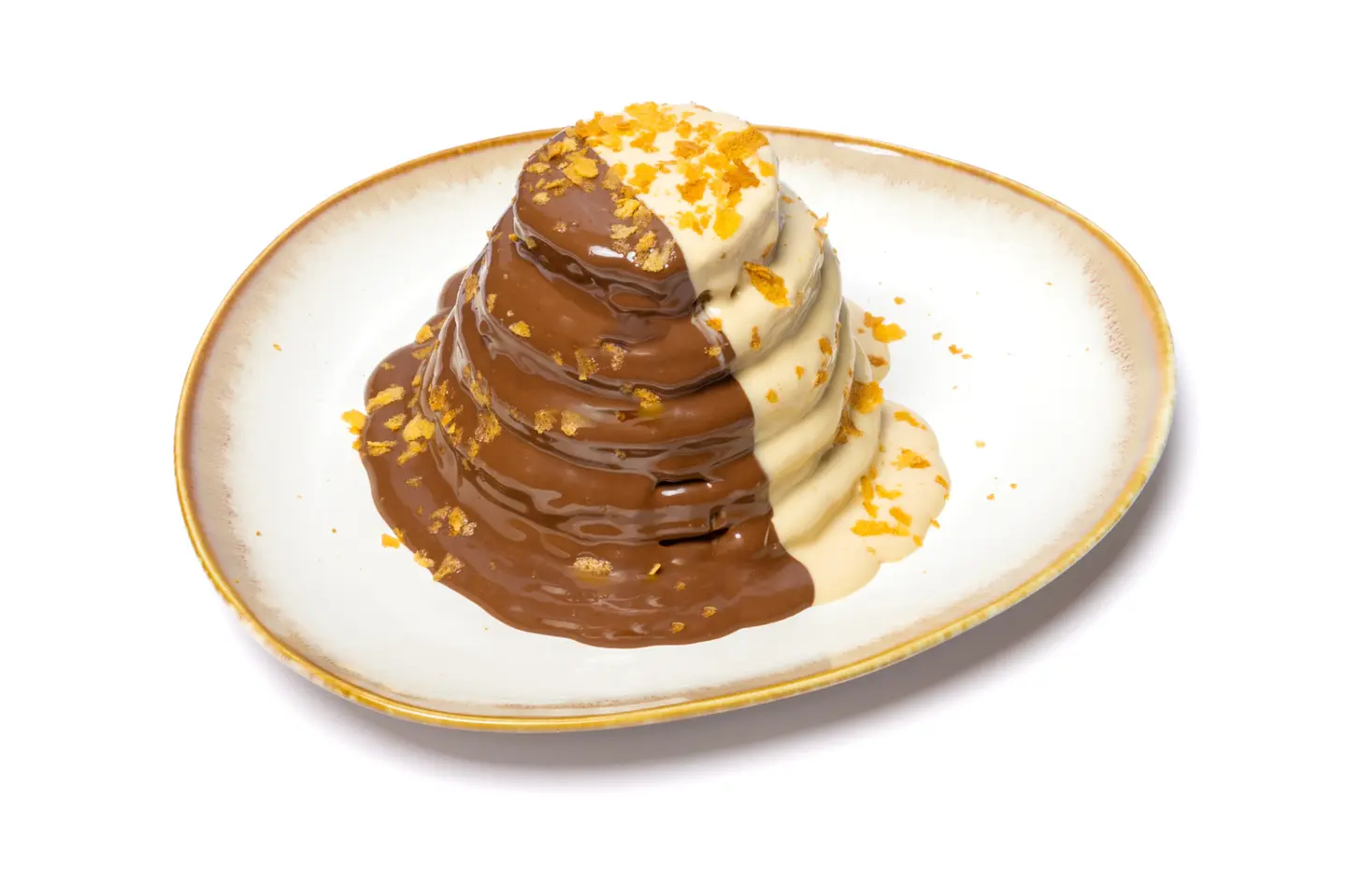 Nutella And Kinder Layered Pancakes