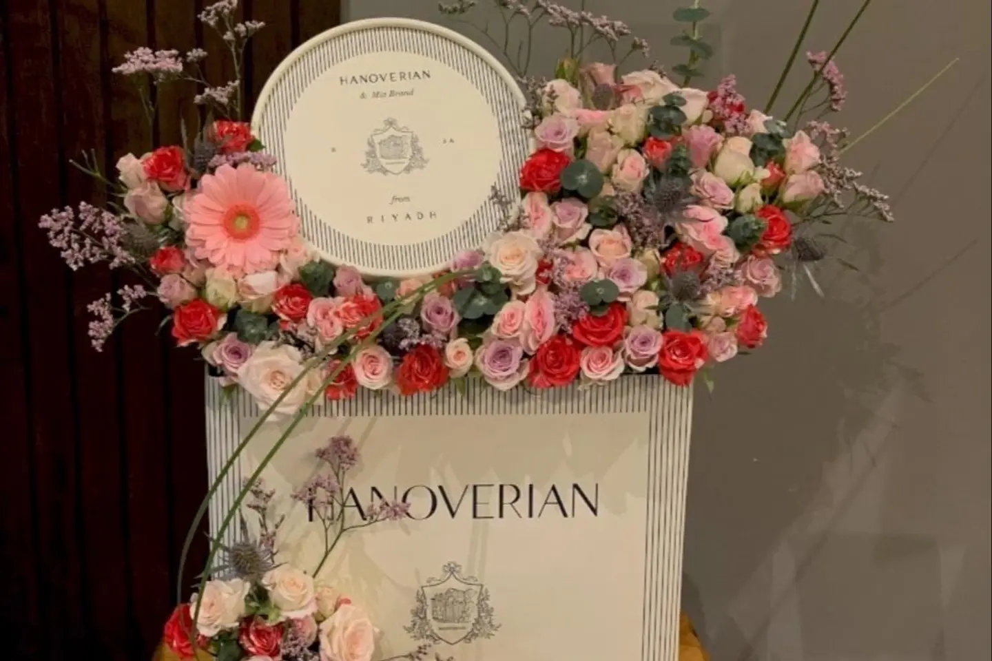 Flower And Hanfrine Arrangement