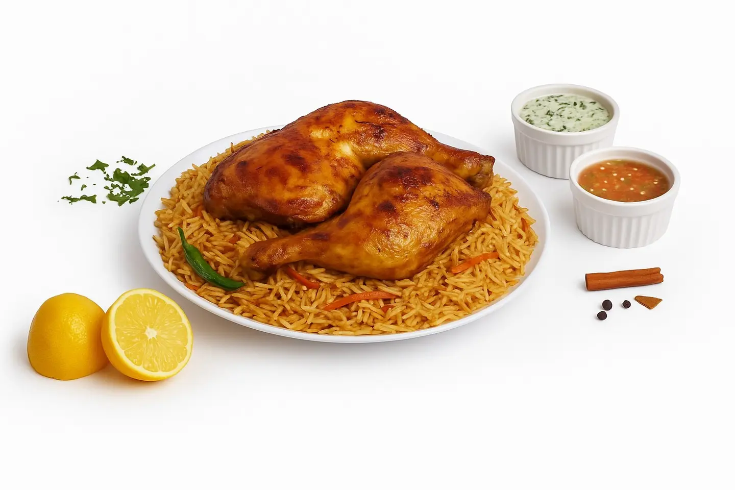 بخاري دجاج نص حبة