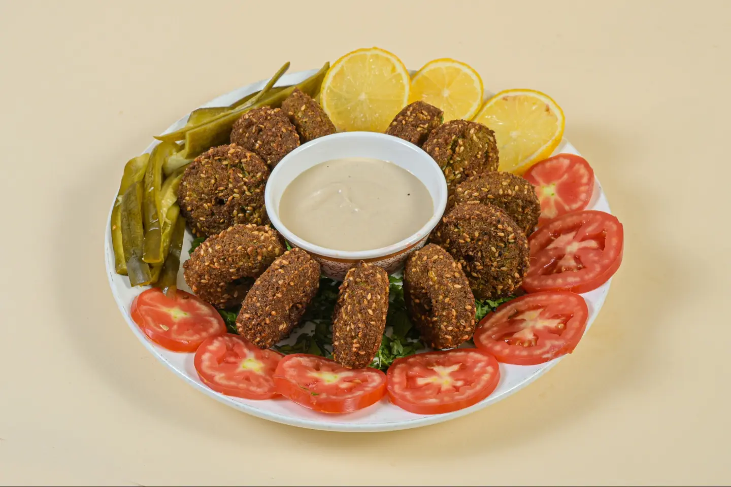 صحن فلافل