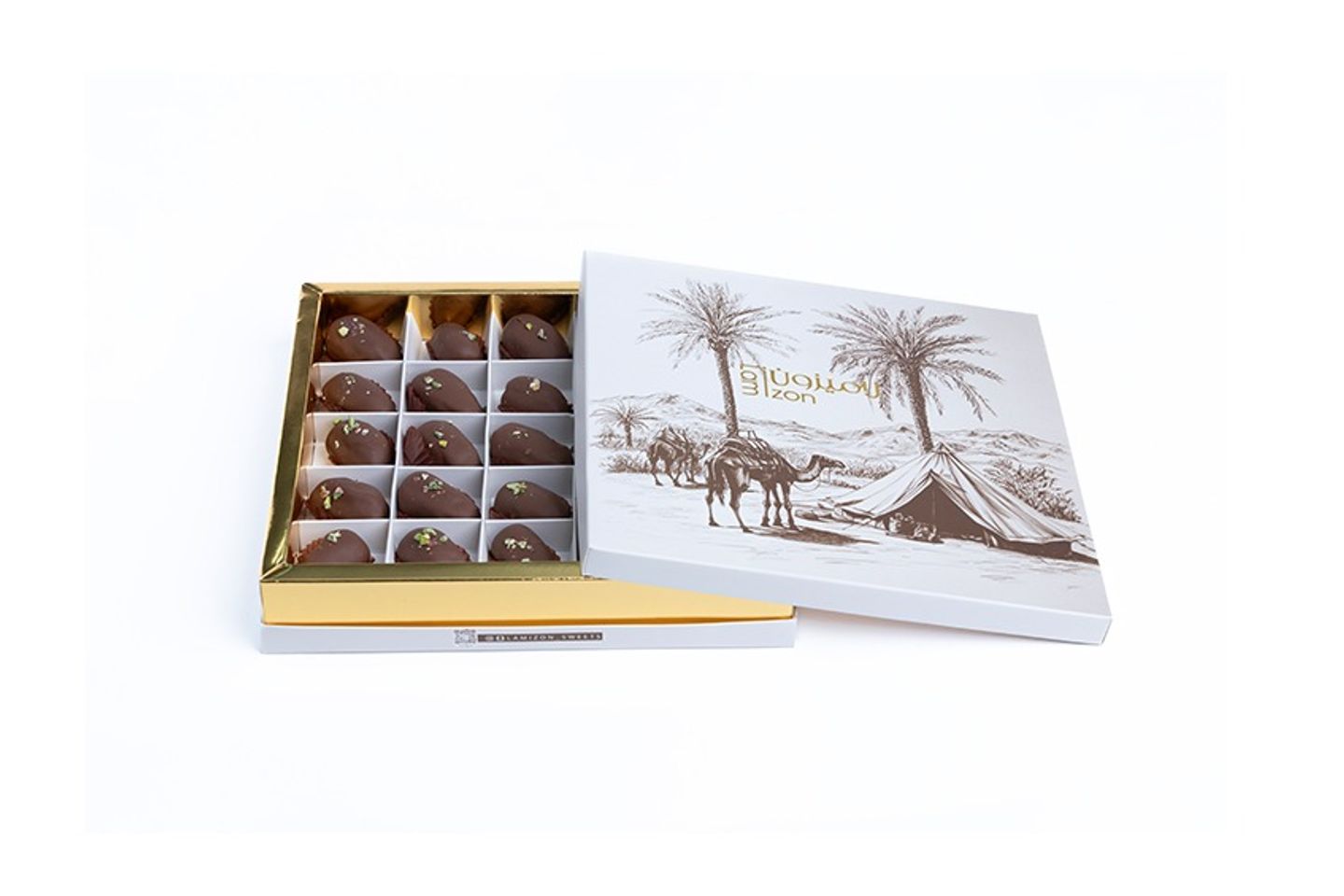 Dates Stuffed With Chocolate