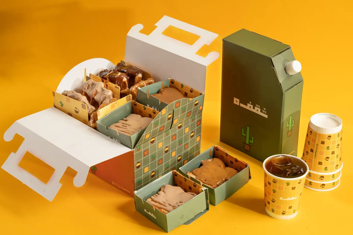 كومبو بوكس القهوة الحارة 1 لتر + بوكس المكس