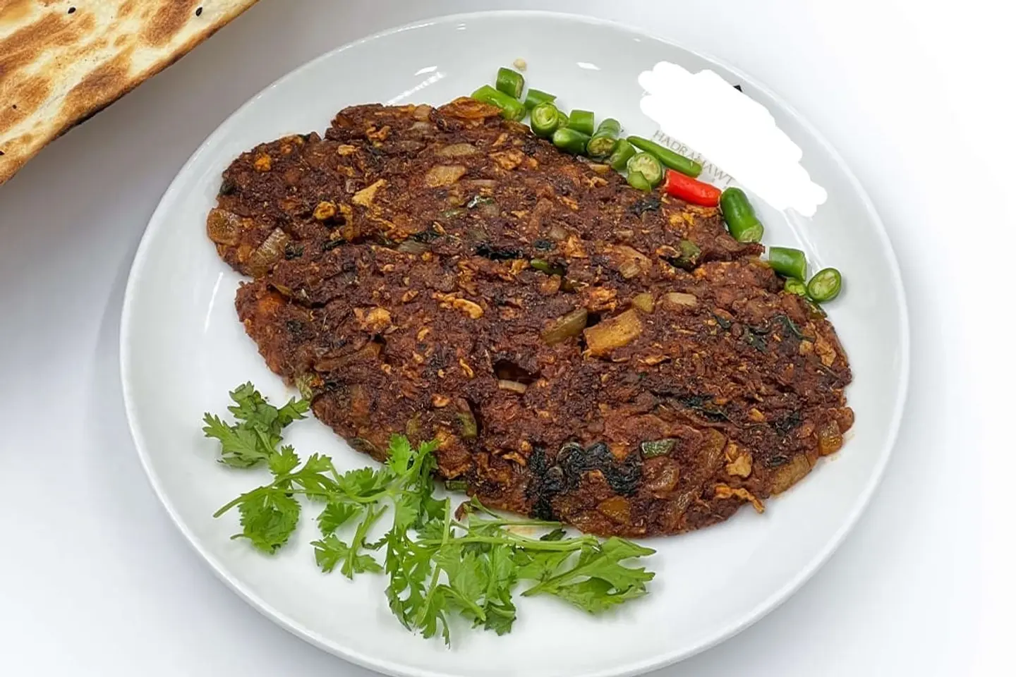 فاصوليا بالبيض ناشف