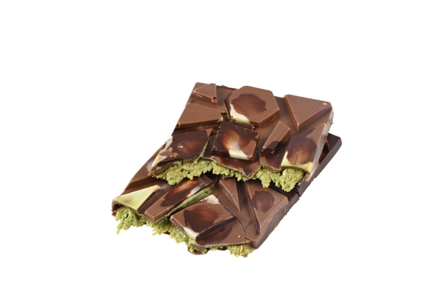 Chocolate With Kunafa And Pistachio