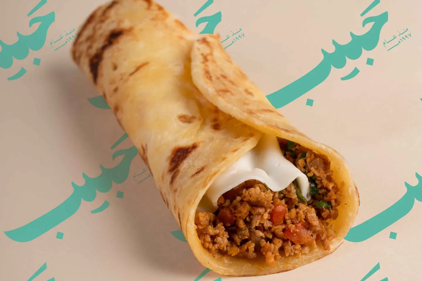 Minced Meat With Mozzarella Chapati