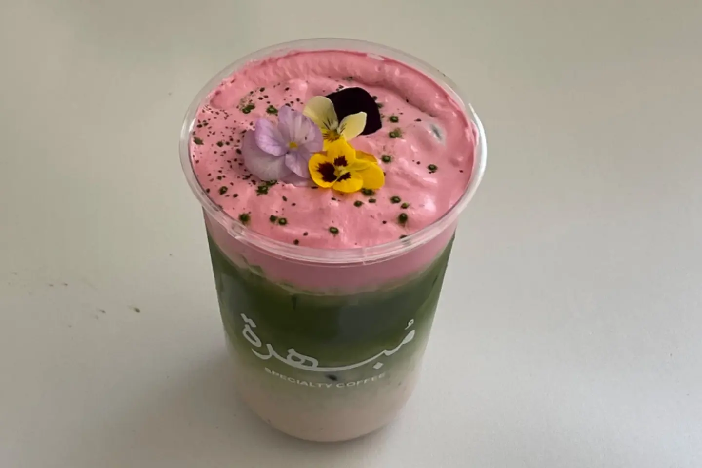 Iced Strawberry Matcha