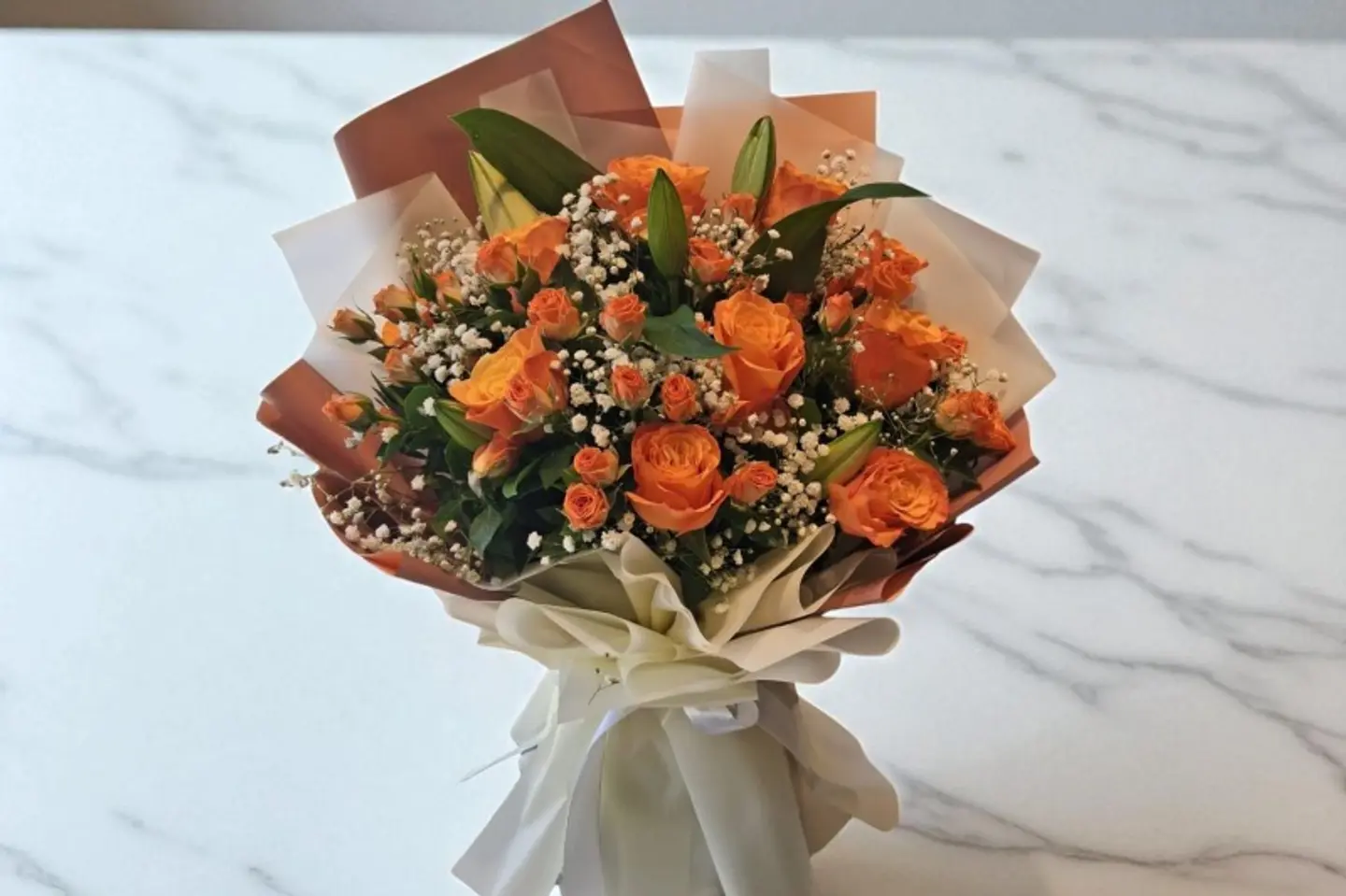 بوكية ورد اورانج رقم ١٠١٦